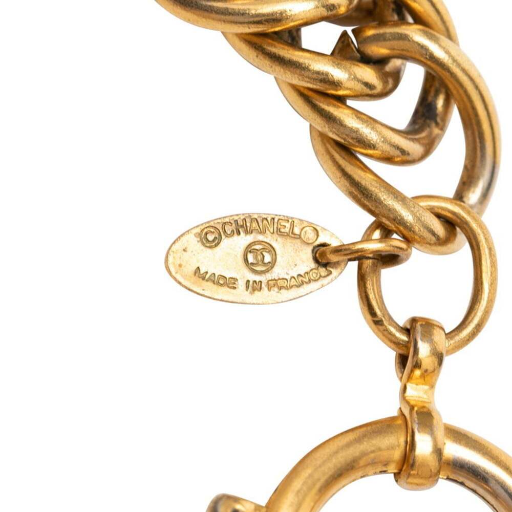 CHANEL Gold Logo Charm Bracelet - Picture 5 of 5